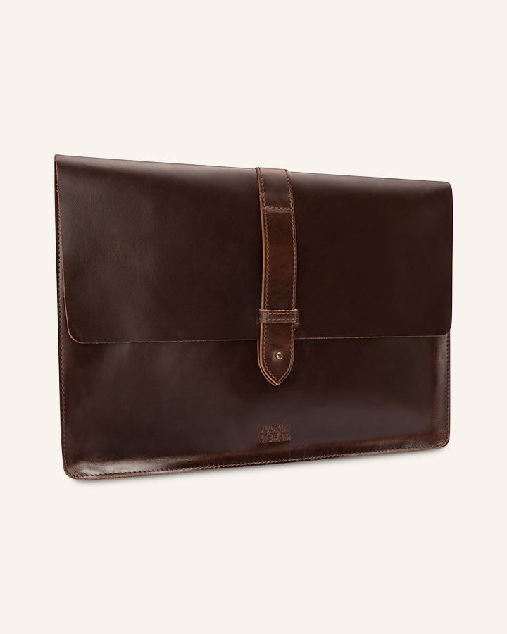 Leder Laptop Sleeve Aspen