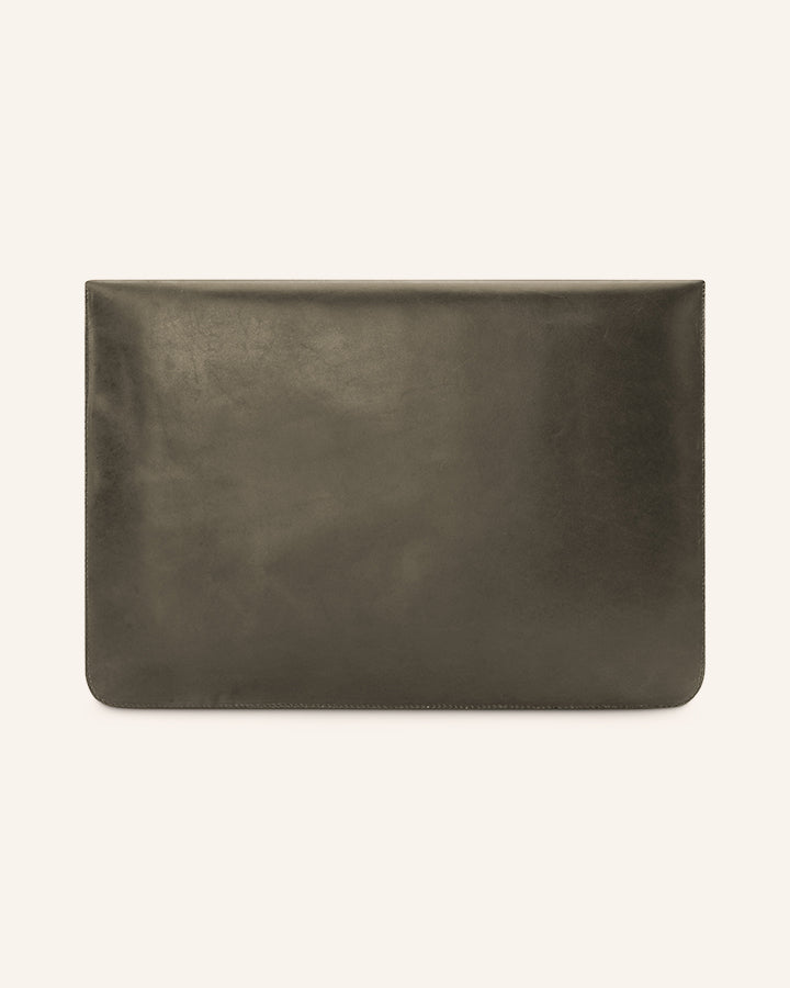Leder Laptop Sleeve Terra