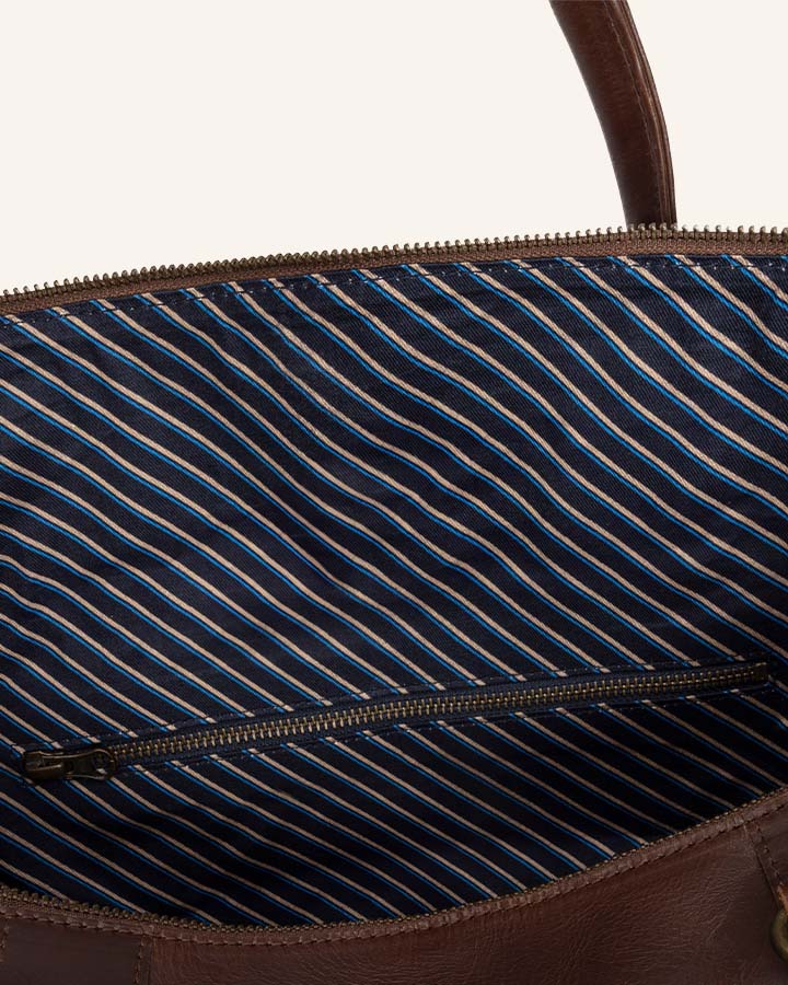 Leder Weekender Collin