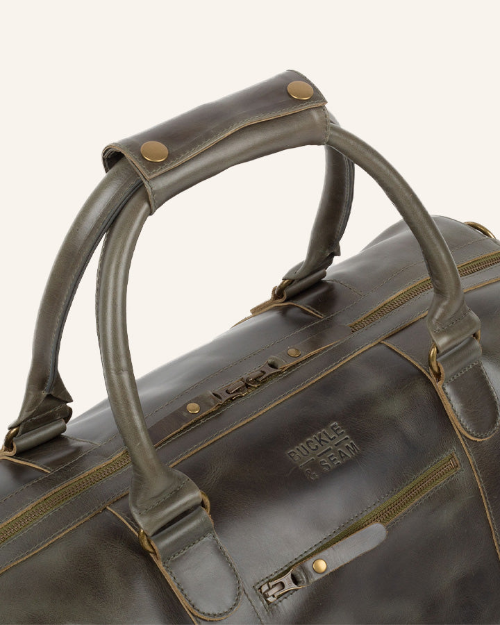 Leder Weekender Willow