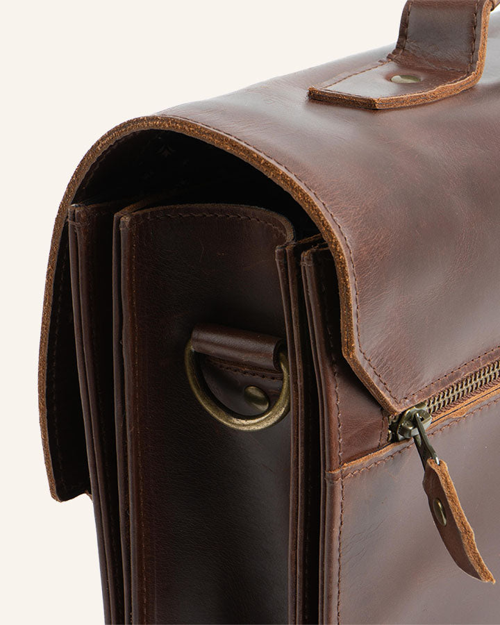 Leder Aktentasche Notes