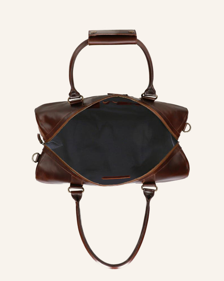 Leder Weekender Willow Mixmatch | Blau