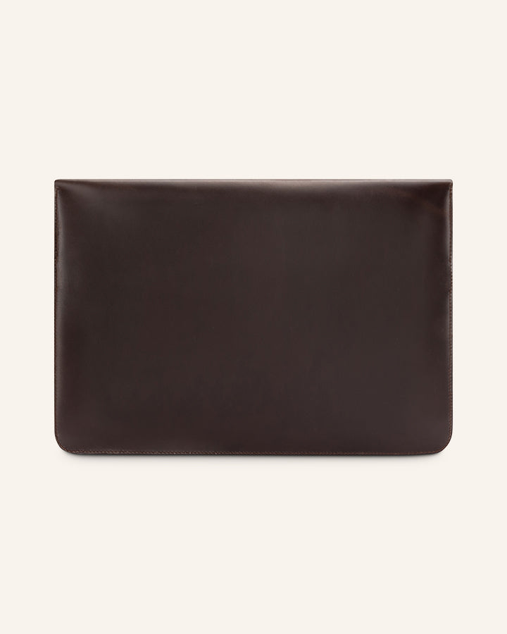 Leder Laptop Sleeve Terra