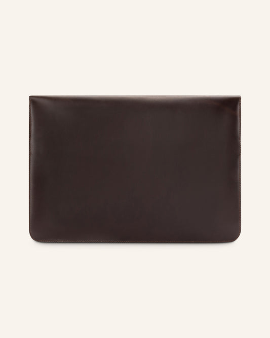 Leder Laptop Sleeve Terra
