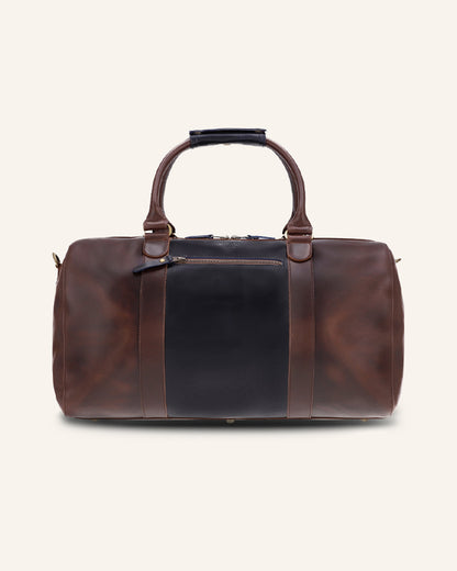 Leder Weekender Willow Mixmatch | Blau