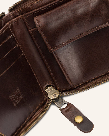 Leder Portemonnaie Grind