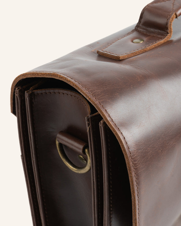 Leder Aktentasche Notes