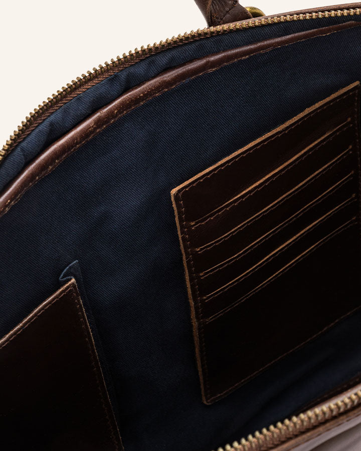 Leder Laptoptasche Cali