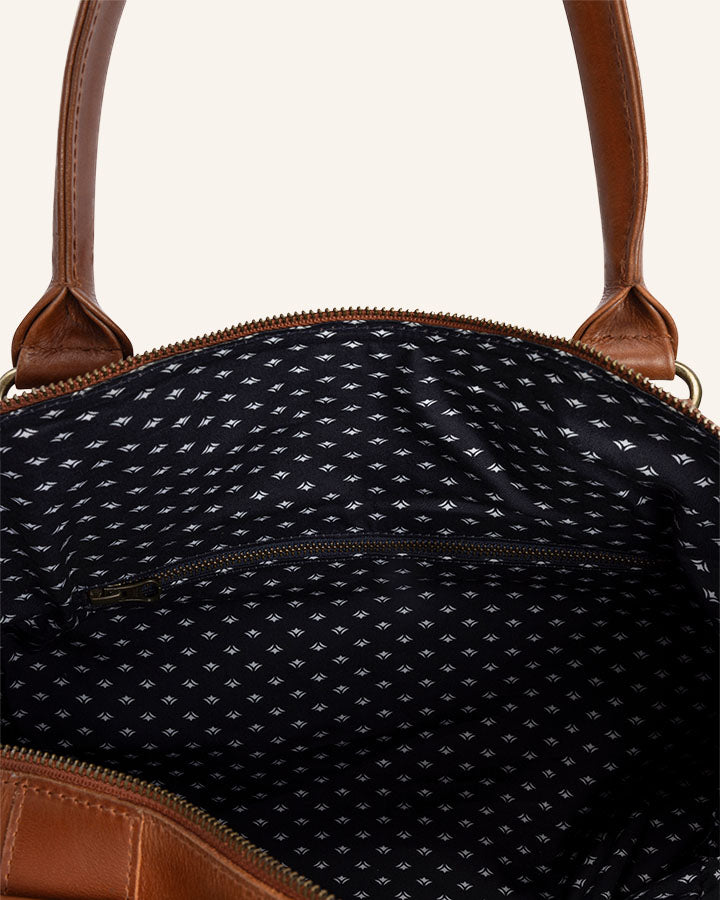 Leder Weekender Collin