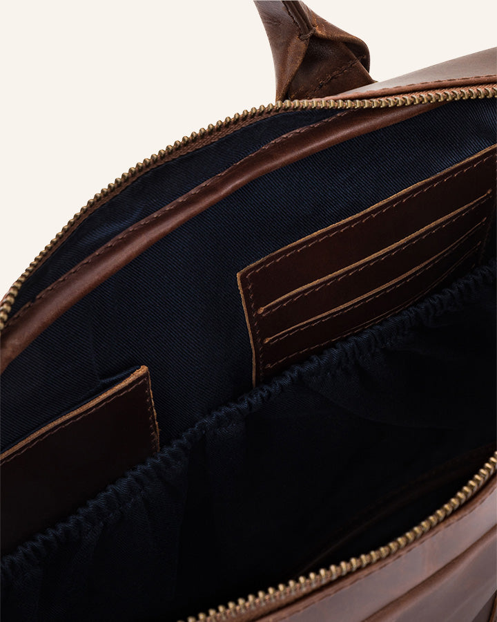 Leder Business Briefcase Everett