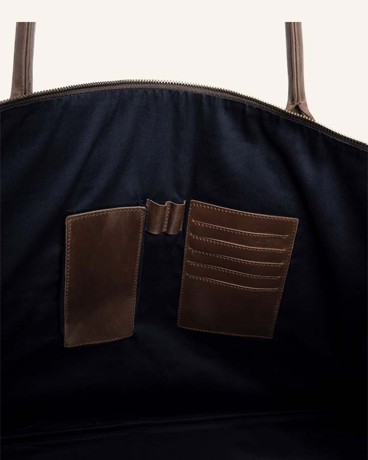 Leder Weekender Linwood