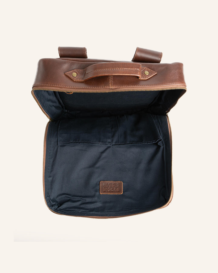 Leder Rucksack Mik
