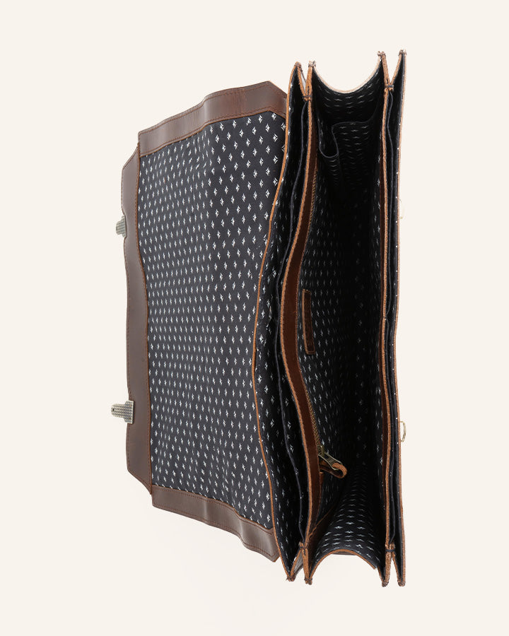 Leder Aktentasche Notes